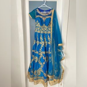 Sky blue color dress for sale